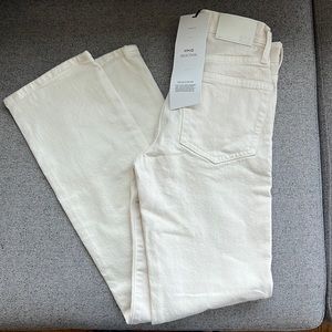 Mango cream coloured jeans